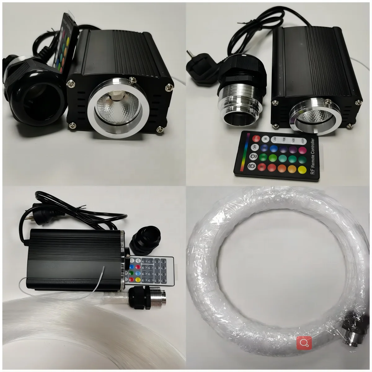 Wireless Voice Phone App Control Twinkle Starry Sky Ceiling Fiber Optic Light Starlight Headliner Kit  Star Ceiling Kit
