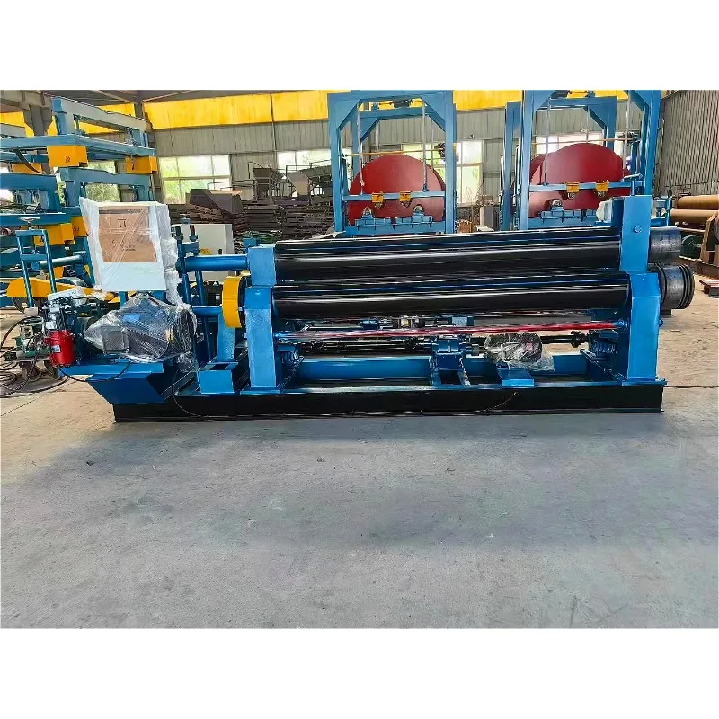 Machine de pliage de plaques CNC, machine de roulage automatique à quatre rouleaux, personnalisée 12 mm 1500 mm pour panneaux métalliques décoratifs et architecturaux