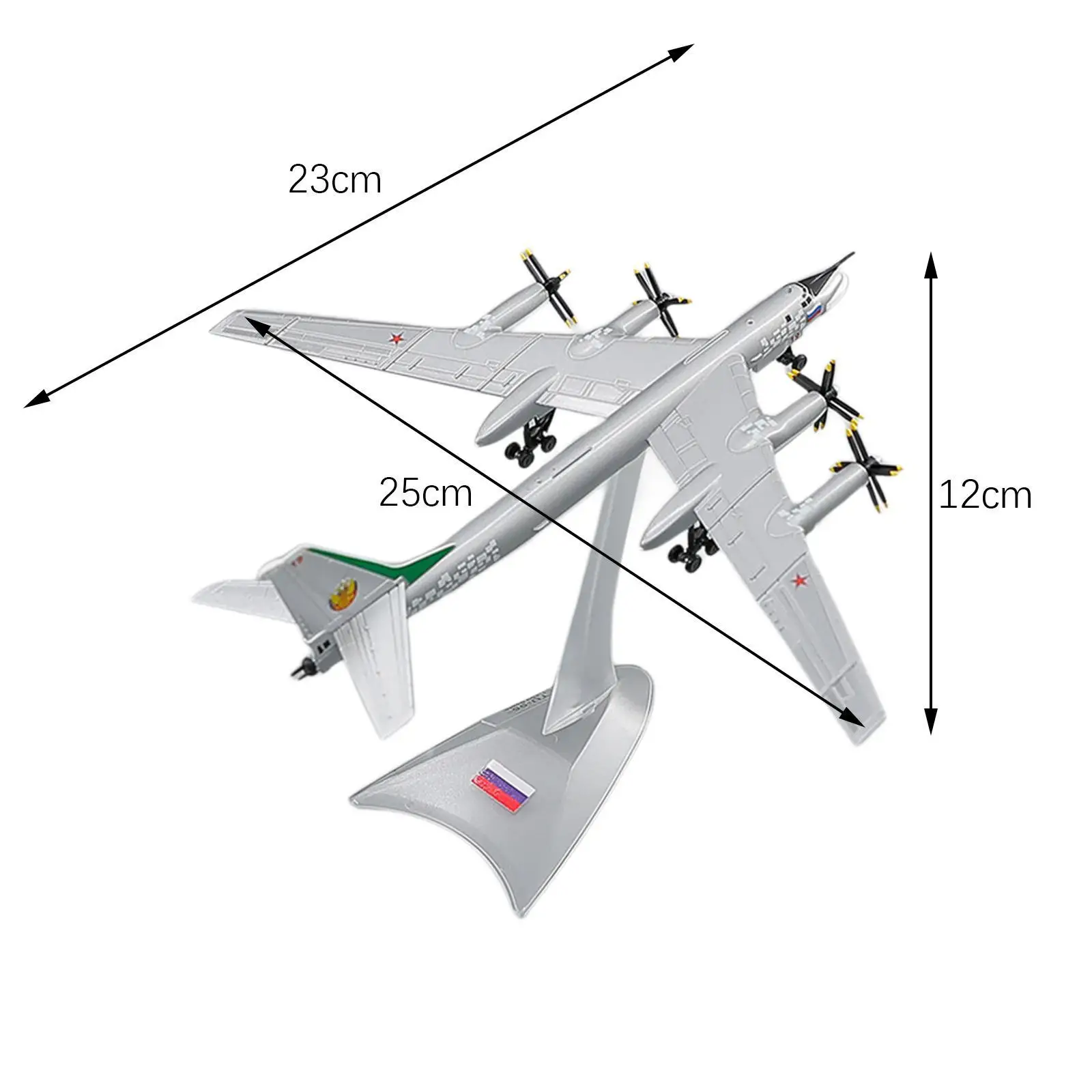 Model samolotu myśliwskiego Odlewany model samolotu, model samolotu ze stopu 1:200 Odlewany model samolotu do kawiarni