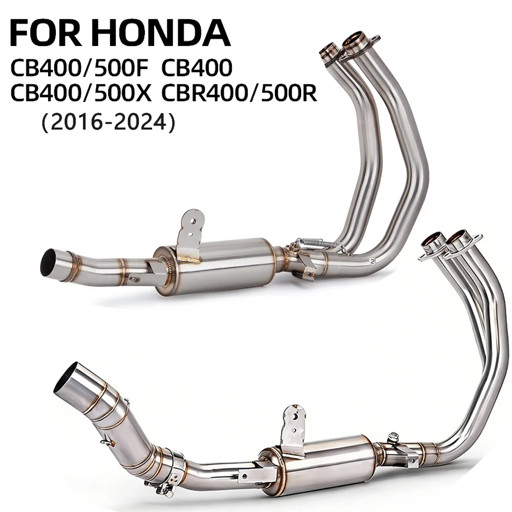 Motorcycle Exhaust Front Link Tube Original Interface Racing Line
