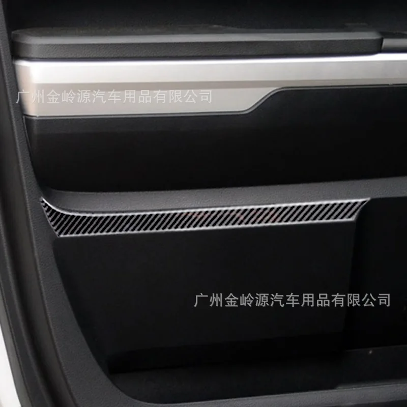For Toyota 14-18 Carbon Fiber Tundra Door Panel Decorative Stickers Car Interior Modification Accessories