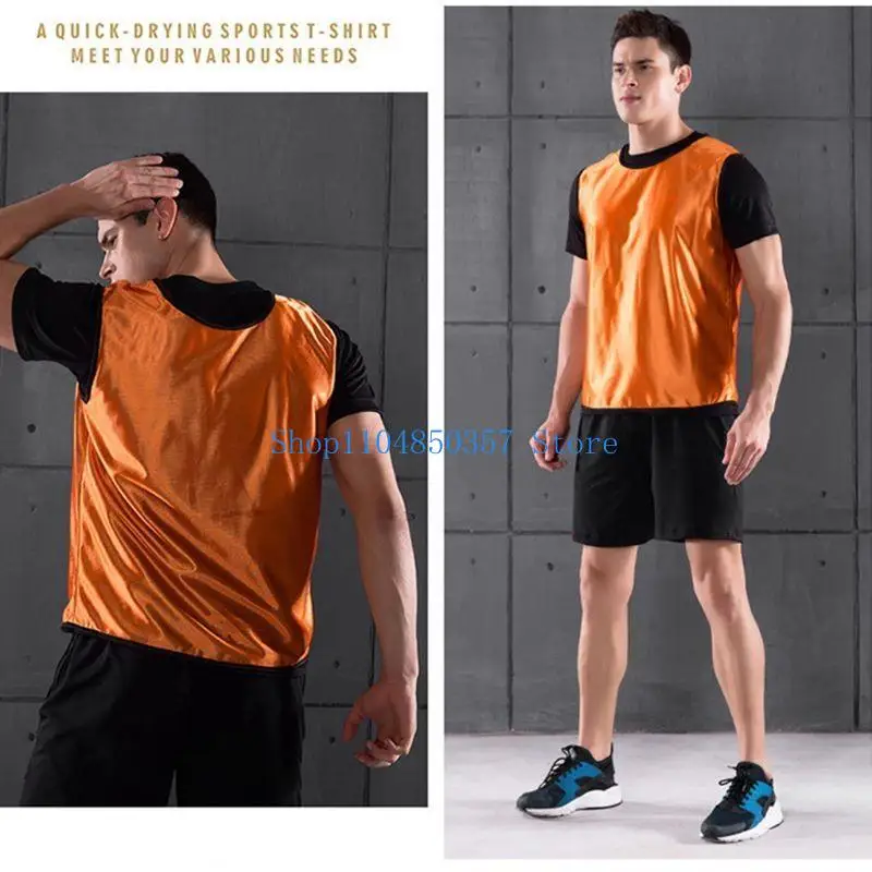 

652F Basketball Soccer Loose Gym for Tank Tops Quick Dry Sleeveless Sports Shirt Men Fitness Clothing Cool Men Running Team V