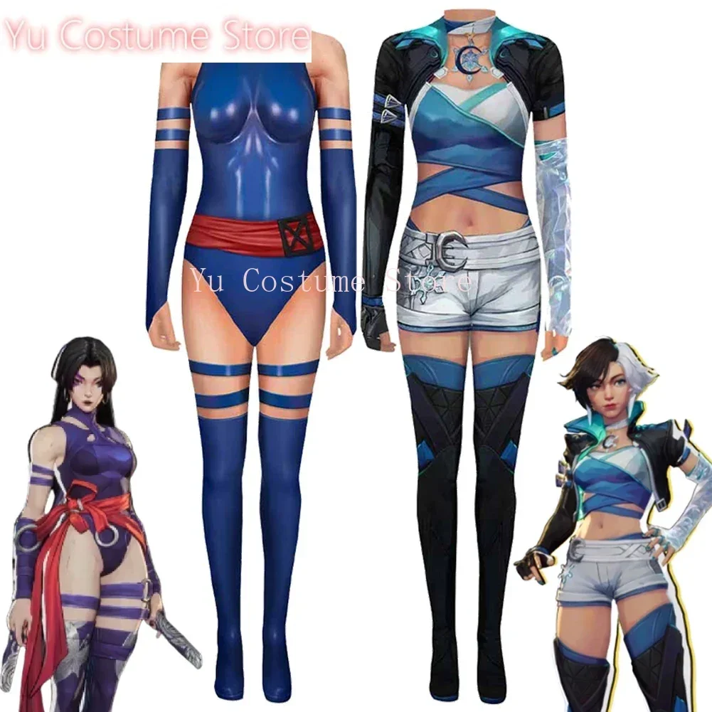 زي يو برادوك لونا سنو التأثيري الخيالي المطبوع بذلة لعبة منافس أنثى خارقة زي تمويه ملابس لعب الأدوار النسائية