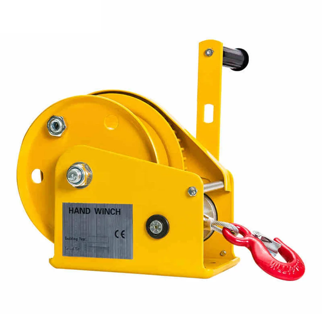 

Hand Winch, Boat Trailer Winch Heavy Duty Rope Crank without Steel Cable, Manual Operated Hand Crank Winch for Trailer, Boat or