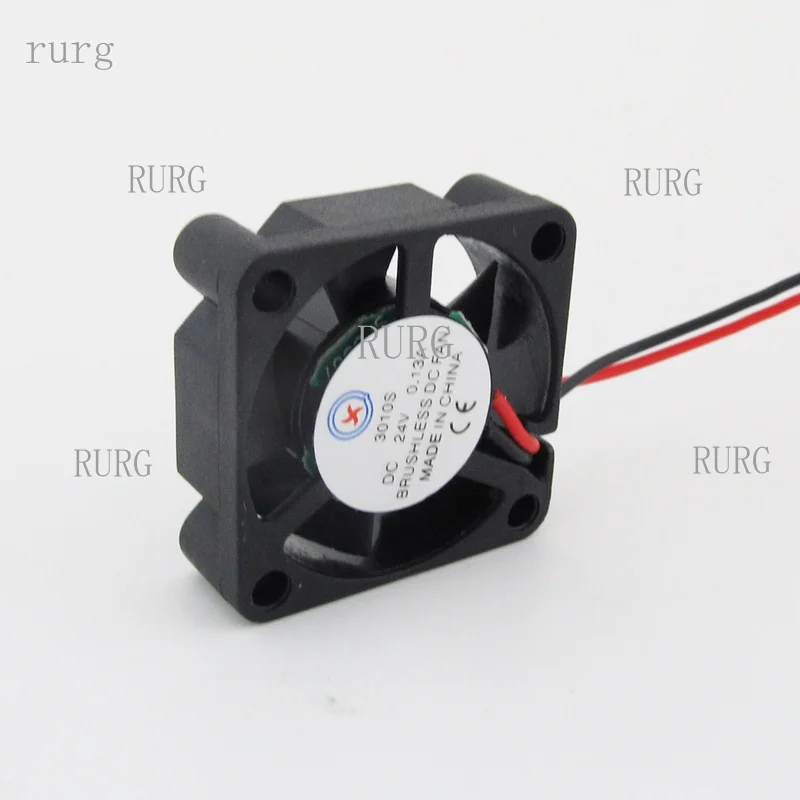 R+ 1 piece 24V 30mm x 30mm x 10mm 3010 DC Brushless Cooling Fan 2 Pin 2.0 Connector