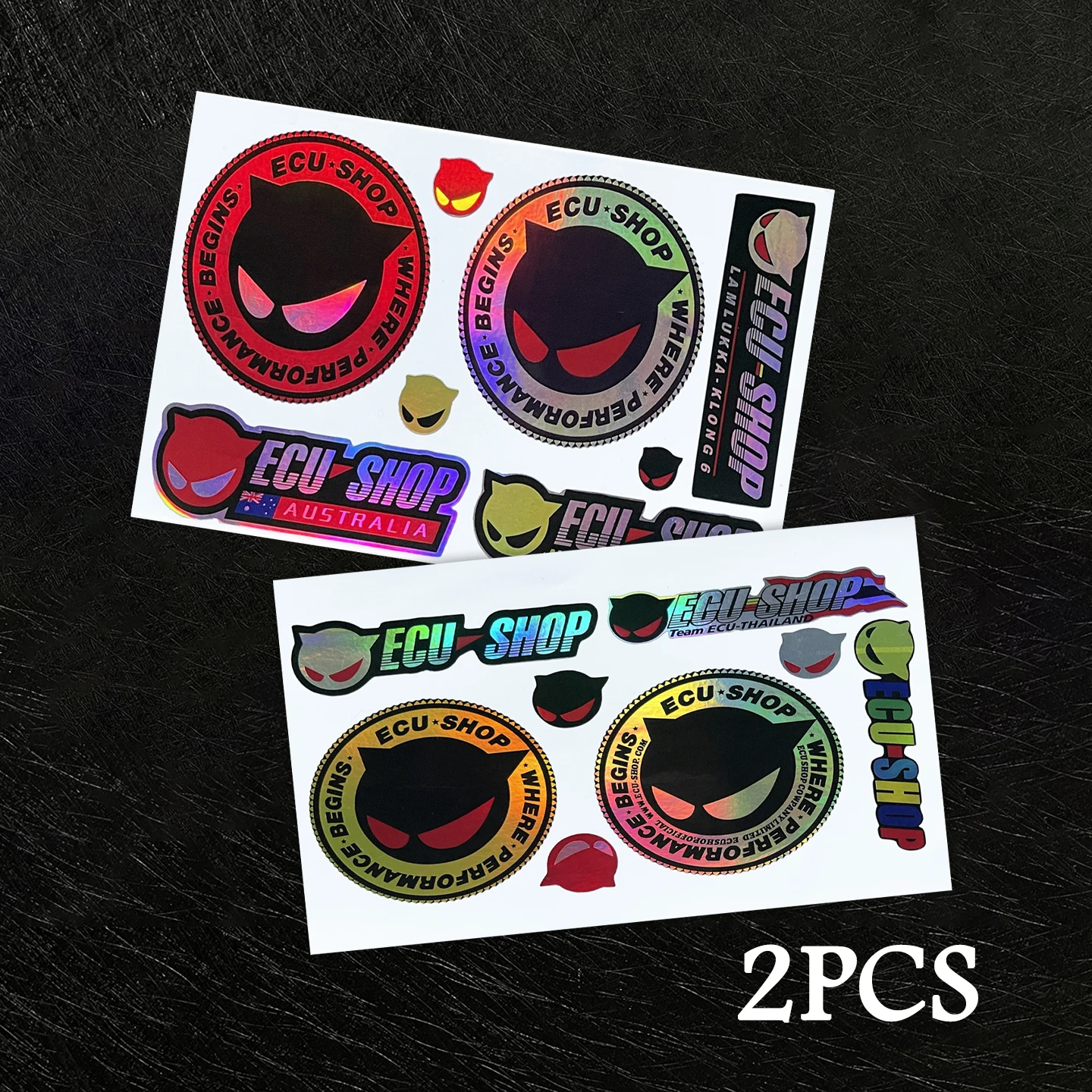 Laser Rainbow Motorcycle Stickers Decor Moto Bike Scooter Motocross Body Fuel Tank Top Case Box Helmet Vinyl Accessories Decals