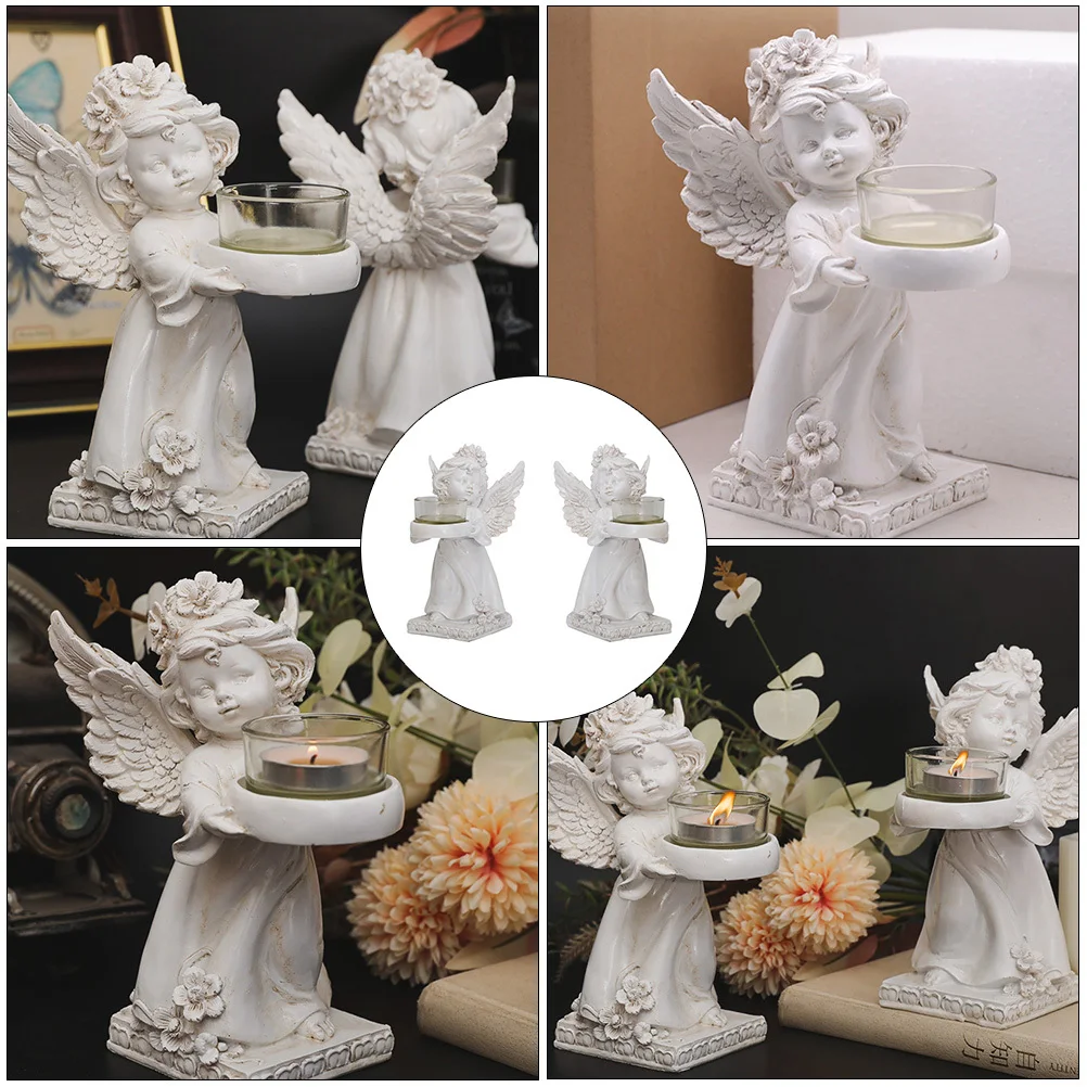 2 قطعة الشمعدان خمر حامل المنزل صنعة بديعة حفل زفاف ديكور حامل الشمعدانات للمنزل