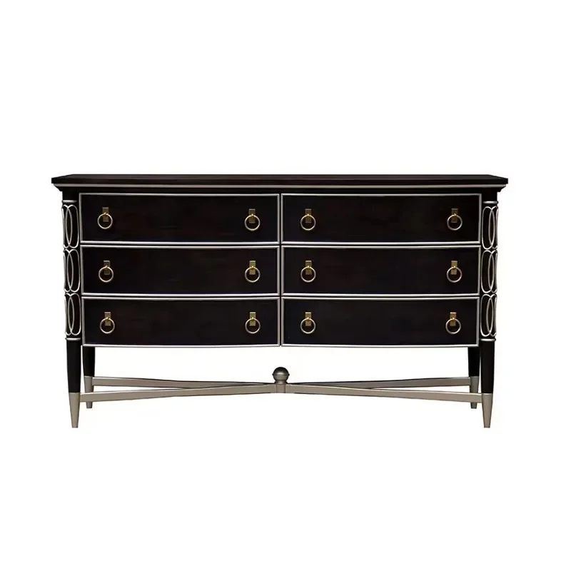 

Home decoration cabinet Modern simple door Solid wood chest Living room dining side Shoe