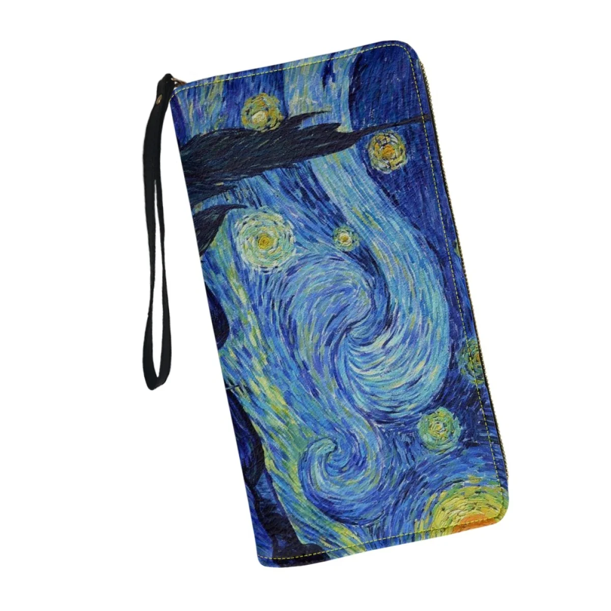 Van Gogh Olieverfschilderij Mode Vrouwen Portefeuilles Multi-Card Organisator Vrouwelijke Portemonnee Partij Clutch Billeteras Voor Tiener Meisjes Telefoon Tas