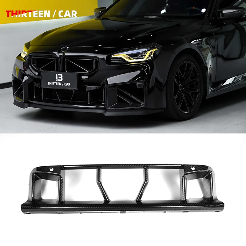 

high quality Dry Carbon Fiber OEM Style Centra Lower Grille for BMW M2 G87 Grill Frame Trim Splitter Front Center Bumper Trim