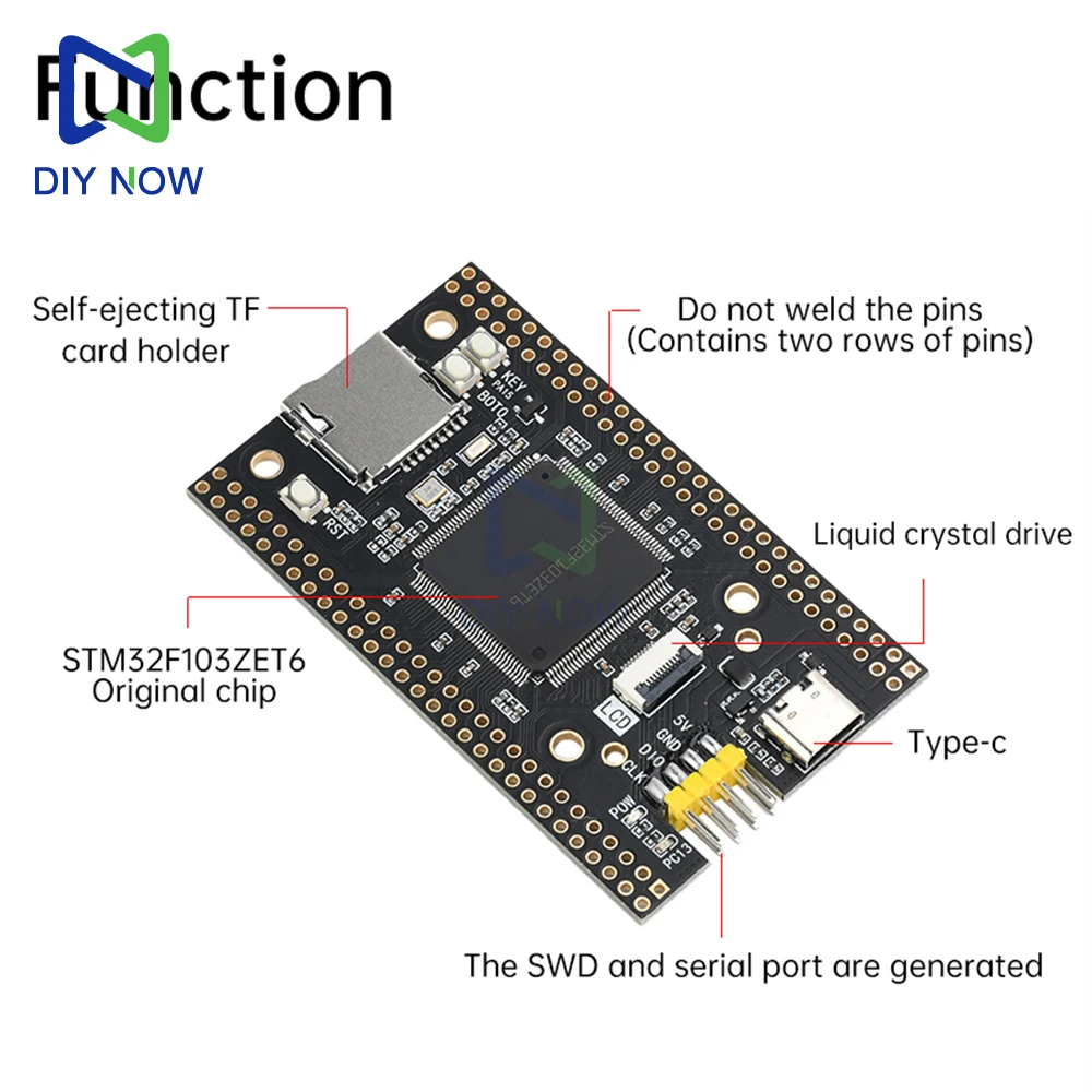 STM32F103ZET6 Development Board STM32F407ZGT6 Core Board Development Board System Learning Board Type-C