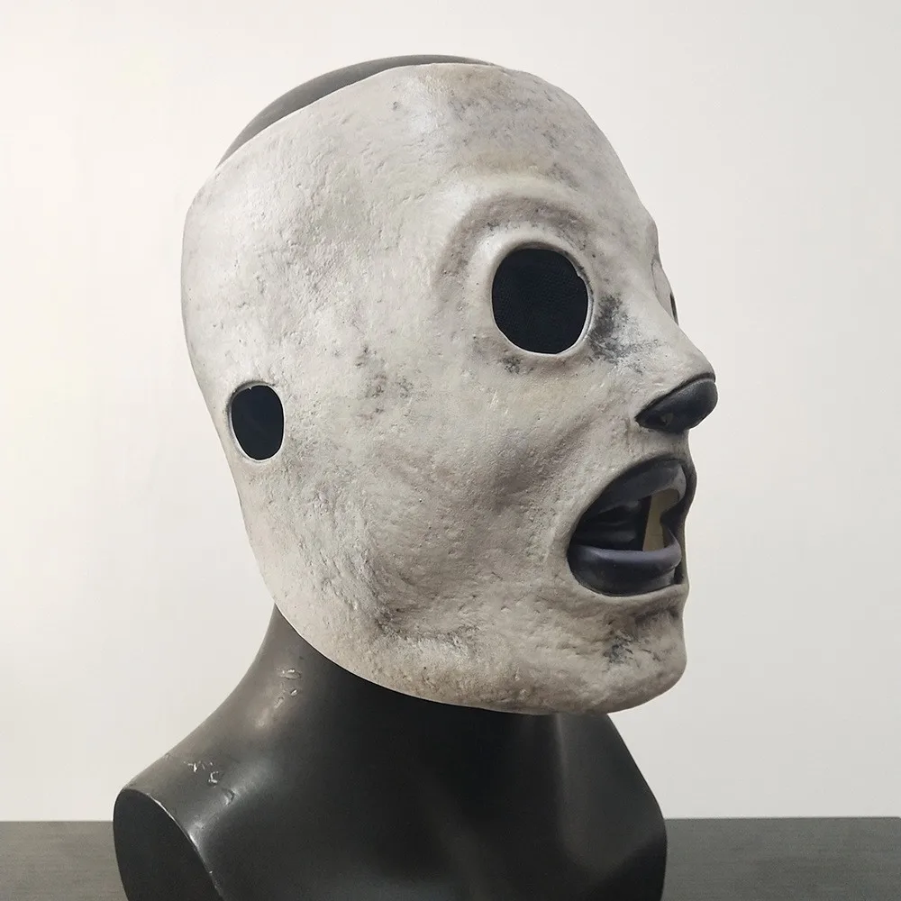 

2025 Halloween Movie Theme Tokyo Ghoul Mask Horror Half Face Makeup Slipknot Band Props Scary Costumes
