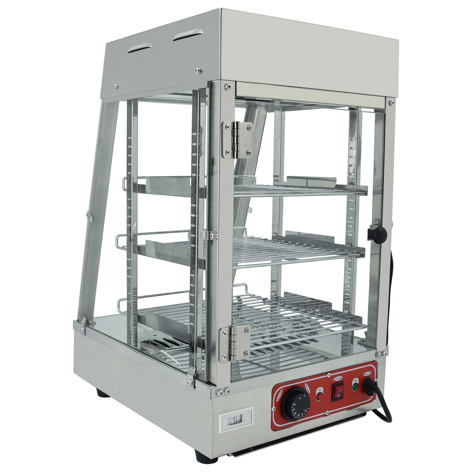 

Stainless Steel Steam Electric Tabletop Warming Restaurant Food Showcase Display