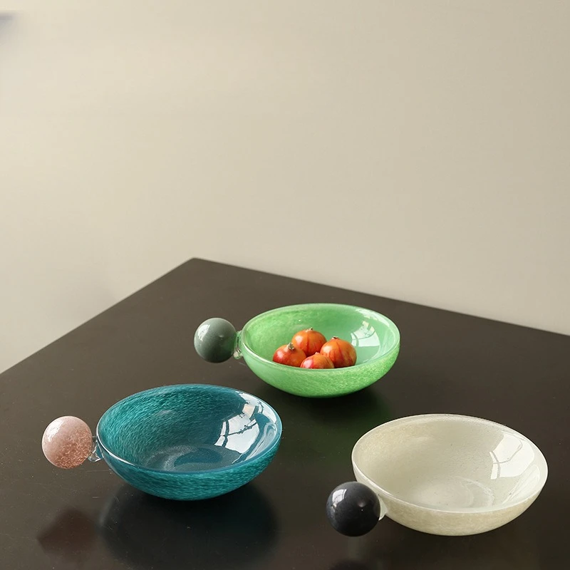 Mini fruit plate living room coffee table household exquisite high-value storage wedding party dried fruit dessert snack plate