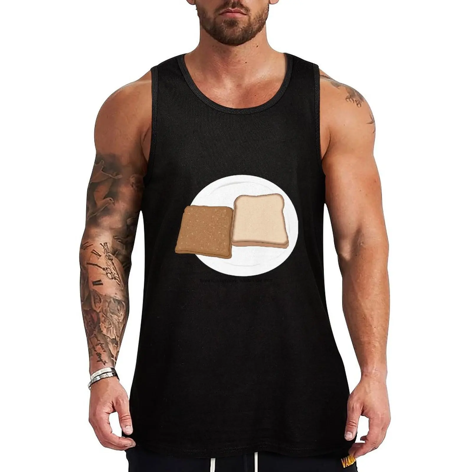 

Mark Corrigan: Brown is Savoury, White's the Treat. Tank Top Industrial Work Tank Top Durable Sleeveless Top