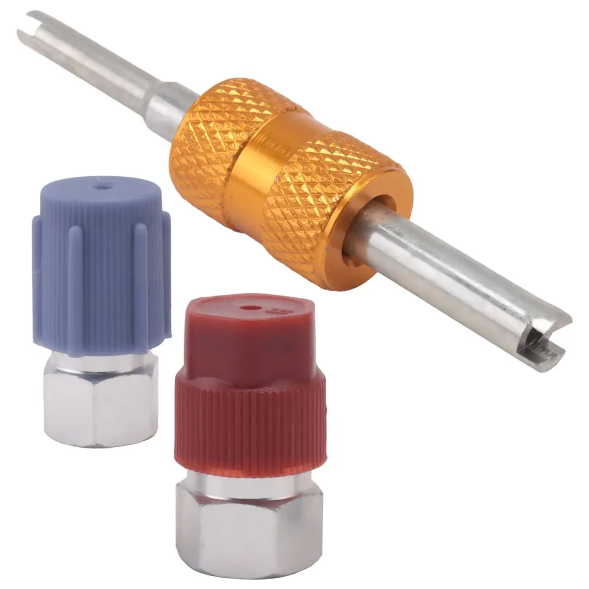 Y17A R12 to R134a Conversion Kit,AC Retrofit Fitting Adapter Kit, 1/4inch Female , for Auto A/C Refrigerant System