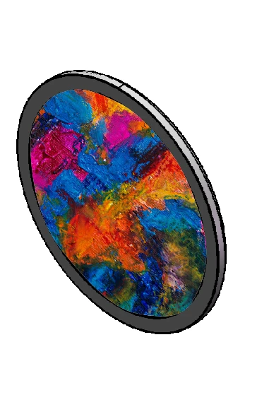 Round Lcd Screen Wholesale 23.6 Inch Circle Lcd Display Ips Touch Screen Digital Signage