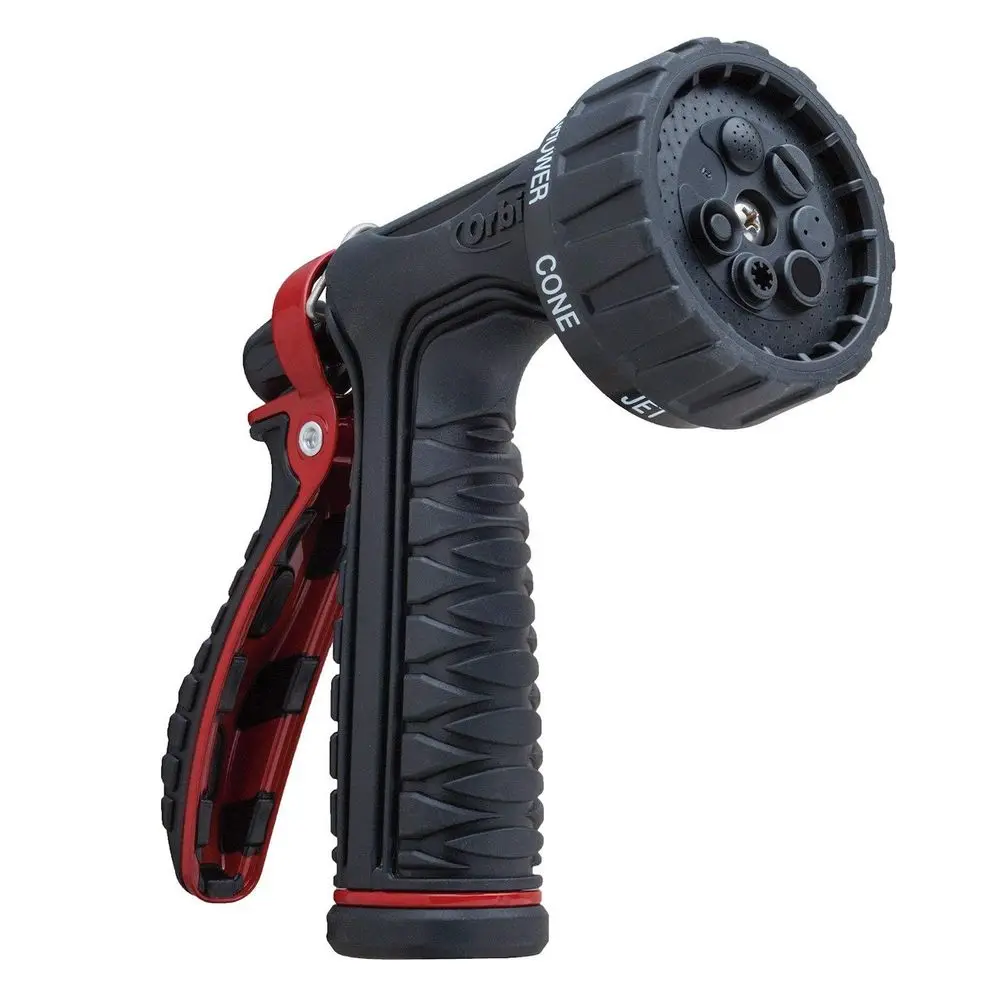 

Pro Flo Rear Trigger 7 Pattern HoseEnd Lawn and Garden Watering Turret Nozzle