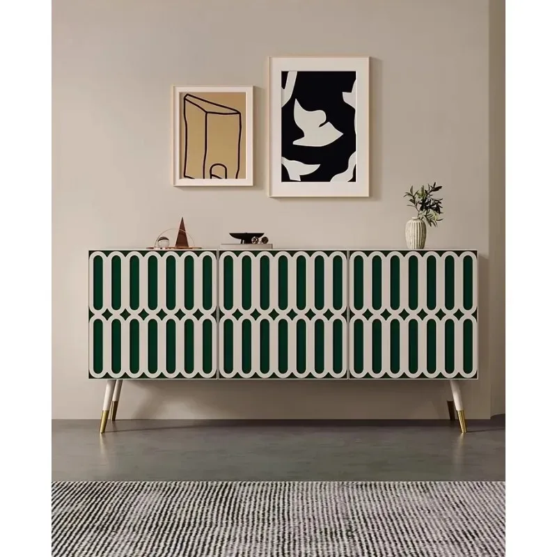 Simple modern creative side cabinet French cream style tea cabinetFurniture supplies, furniture