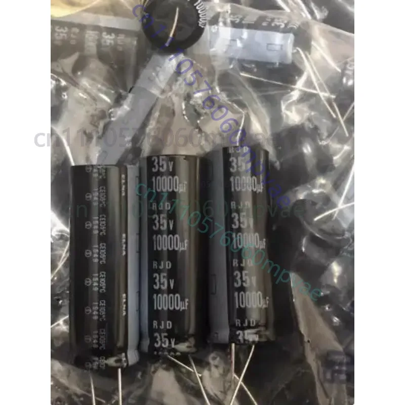 

10pcs Original Japanese ELNA RJD 35V 10000UF 105 degree audio fever capacitor 18X50