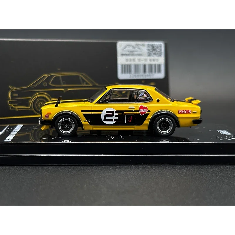 INNO-HAKOSUKA Skyline 2000 Diecast Car Model, Coleção De Brinquedos Em Miniatura, GTR KPGC10, 1:64