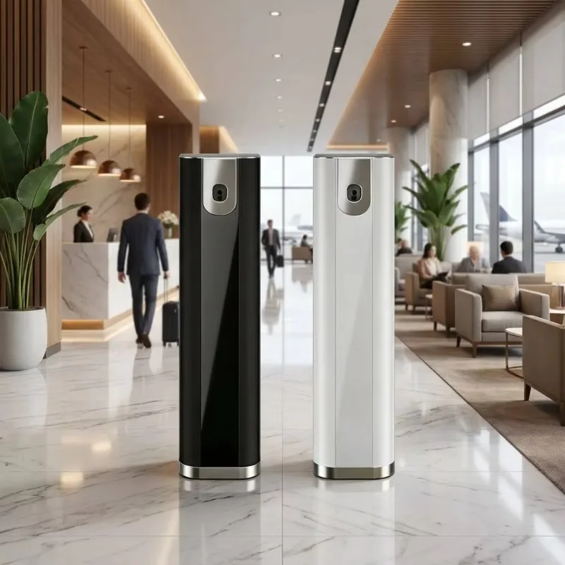 Airo Aluminum Alloy Column Aroma Diffuser Cold Air Scent Diffuser IoT App Control Commercial Fragrance Device for Hotel Office