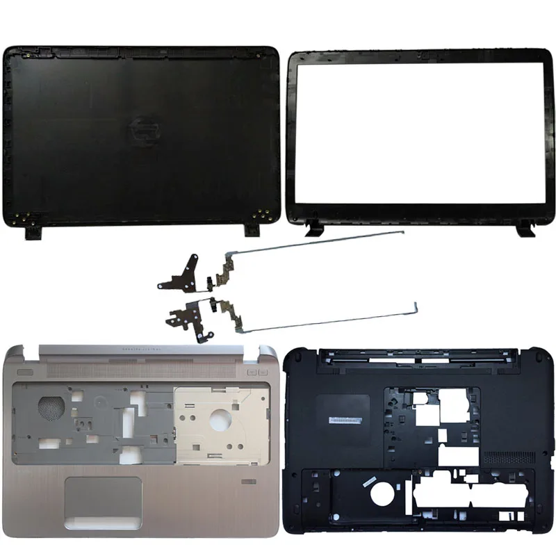 

for HP Probook 450 455 G2 LCD top cover case/LCD Bezel Cover/Palmrest Upper NO touchpad/Bottom case cover 791689-001/LCD hinges