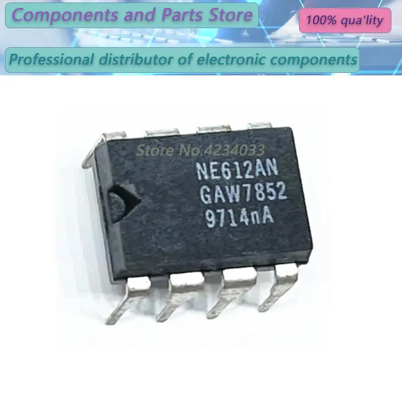 

10PCS NE612AN NE612A NE61 DIP-8 NEW100% NE6 12AN