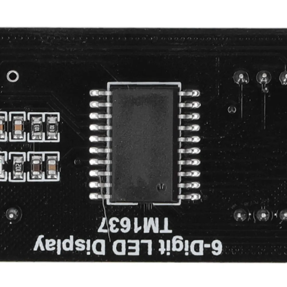 6 Digit 7 Segment Display Module TM1637 Yellow Light Digital Tube Module 5V Plug and Play LED Display Digital Tube Clock