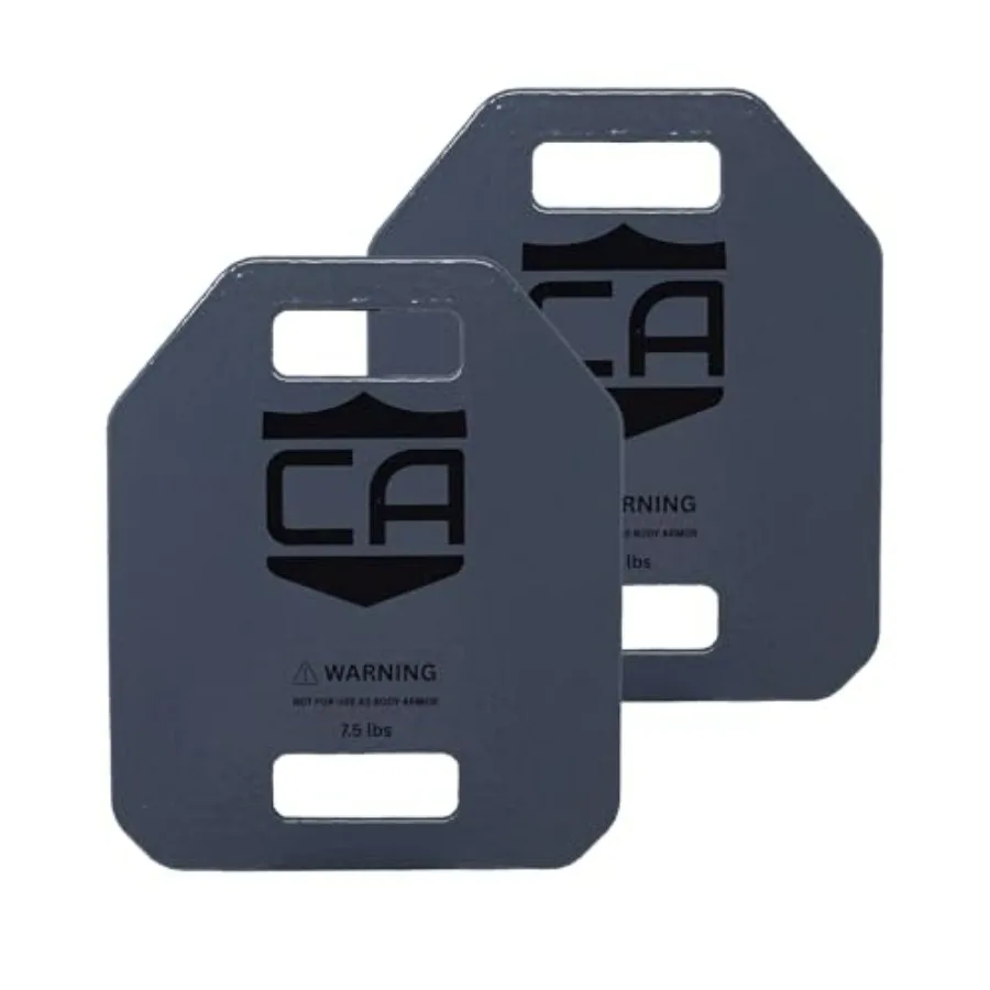 

15,0 фунтов (7,5 фунтов X 2) Калибр Бронированные фитнес-грузчики — стальные пластины из США для тактических утяжеленных жилетов, жилетов, снаряжения для бега,