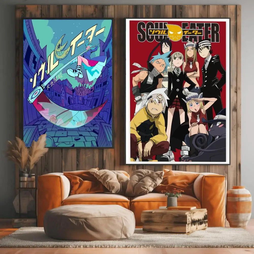 anime S-Soul Eater-R Painting Calligraphy Artwork for Living Room Bedroom Office Home Decor