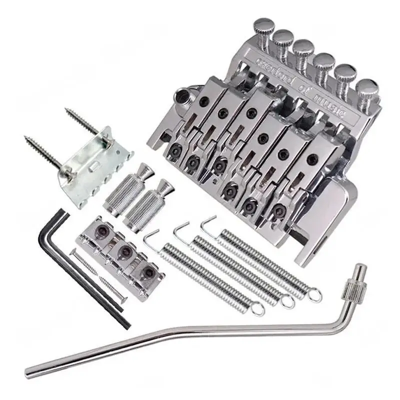 Double Shake Electric Guitar Bridge Double Shake Tremolo System, Electric Guitar Tailpiece Bridge BL-3
