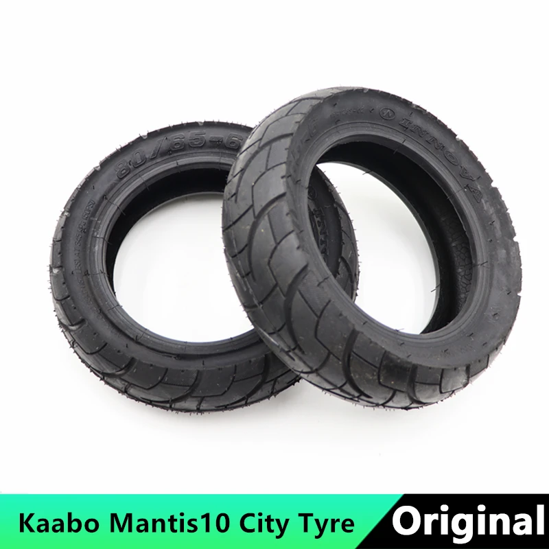 Original 80/65-6 City Tire 10*2/2.125 Inflatable Inner Tire for Kaabo Mantis10 Electric Scooter Pneumatic Tyre Kickscooter Parts