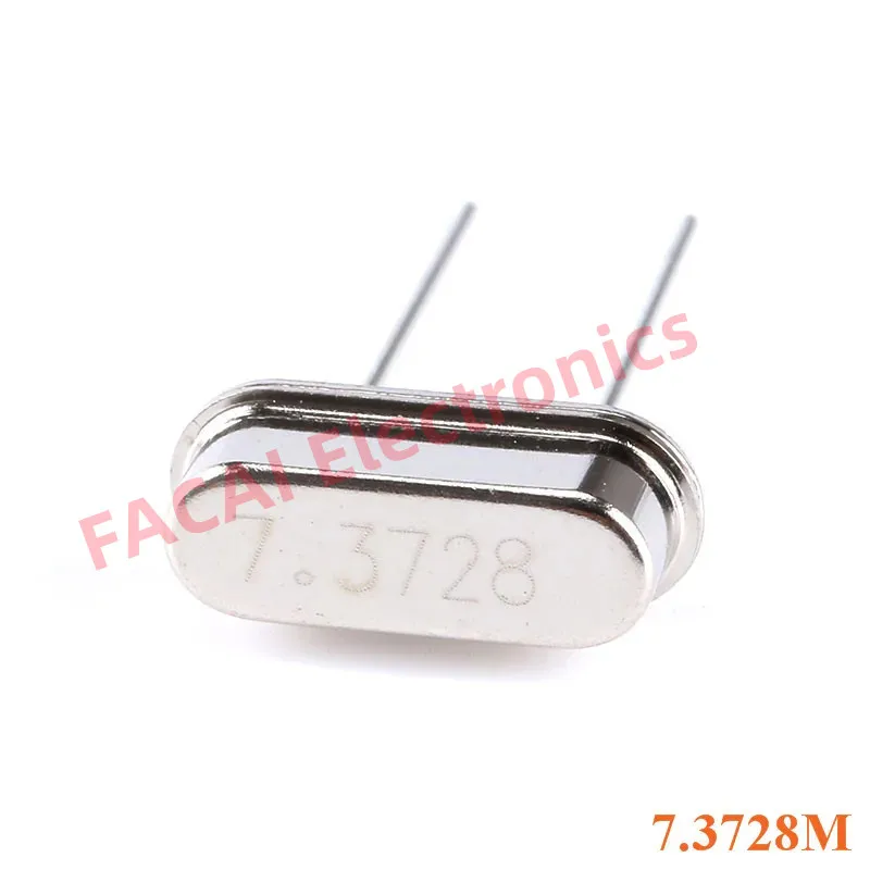 10pcs/lot 7.3728MHz 7.3728 MHz 7.3728M Passive Quartz Resonator Crystal Oscillator HC-49S Through Holes DIY Kit New