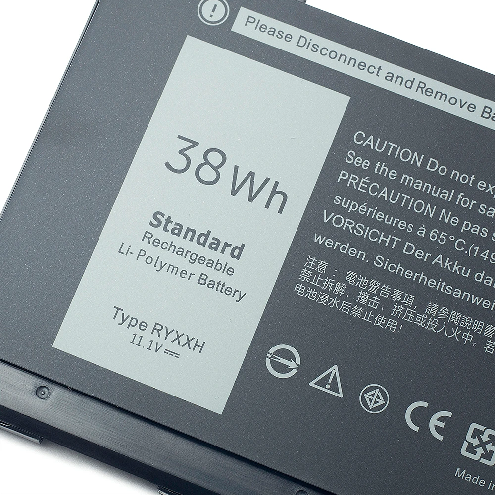 Keyuan RYXXH 38WH 5000 11 Laptop Battery For Dell 3150|3160|3550 Latitude 12 E5250|E5450|E5550 notebook 9P4D2 - Image 2