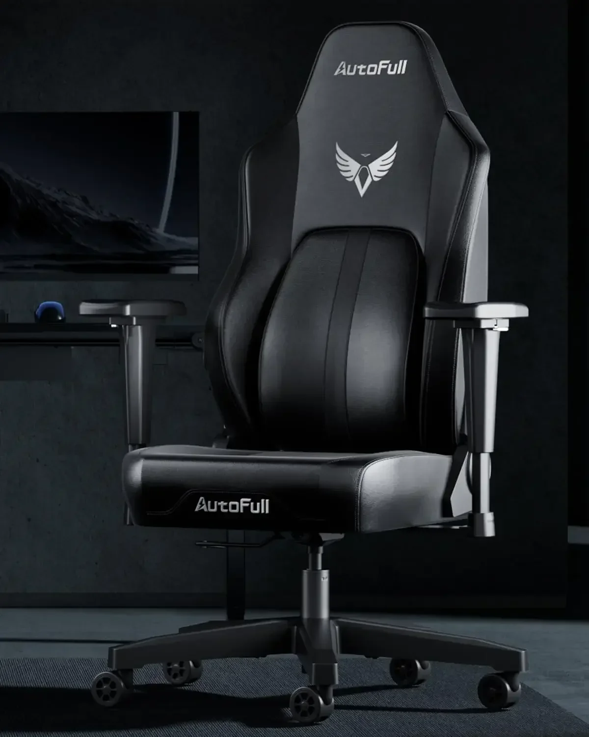 M6 Gaming Chair, Ergonomic Office Chair with Dynamic Lumbar Support, 3D Adjustable Armrests, and High-Back Design for PC Gaming