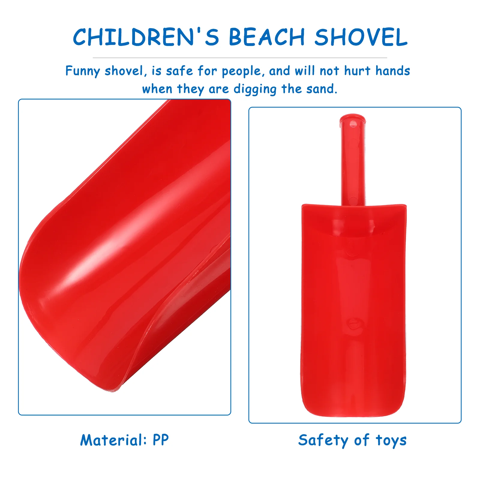 Children's Beach Spade Sand Shovels For Small Plastic Toy Toys Pp Outdoor