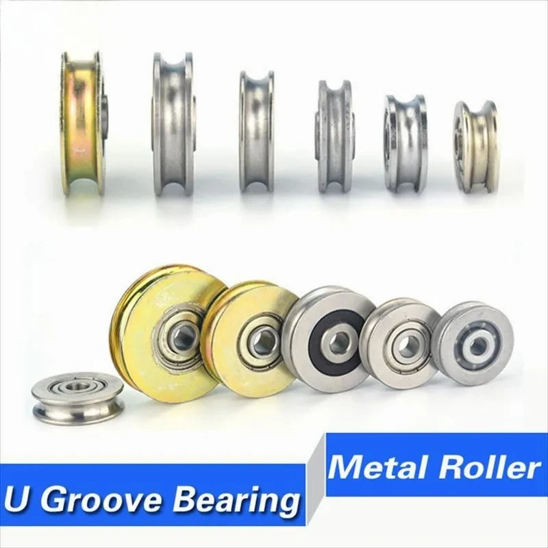 

Внутреннее отверстие 5 мм U-образный паз с металлической канавкой, подшипник шкива, подвесной ролик колеса