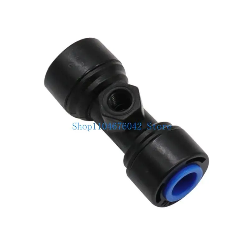 652F 10PCS 0.65 Misting Hose Tees Conectors 1/4 Inch Slip Lock Mistering Nozzles Thread for 4.5mm Nozzle