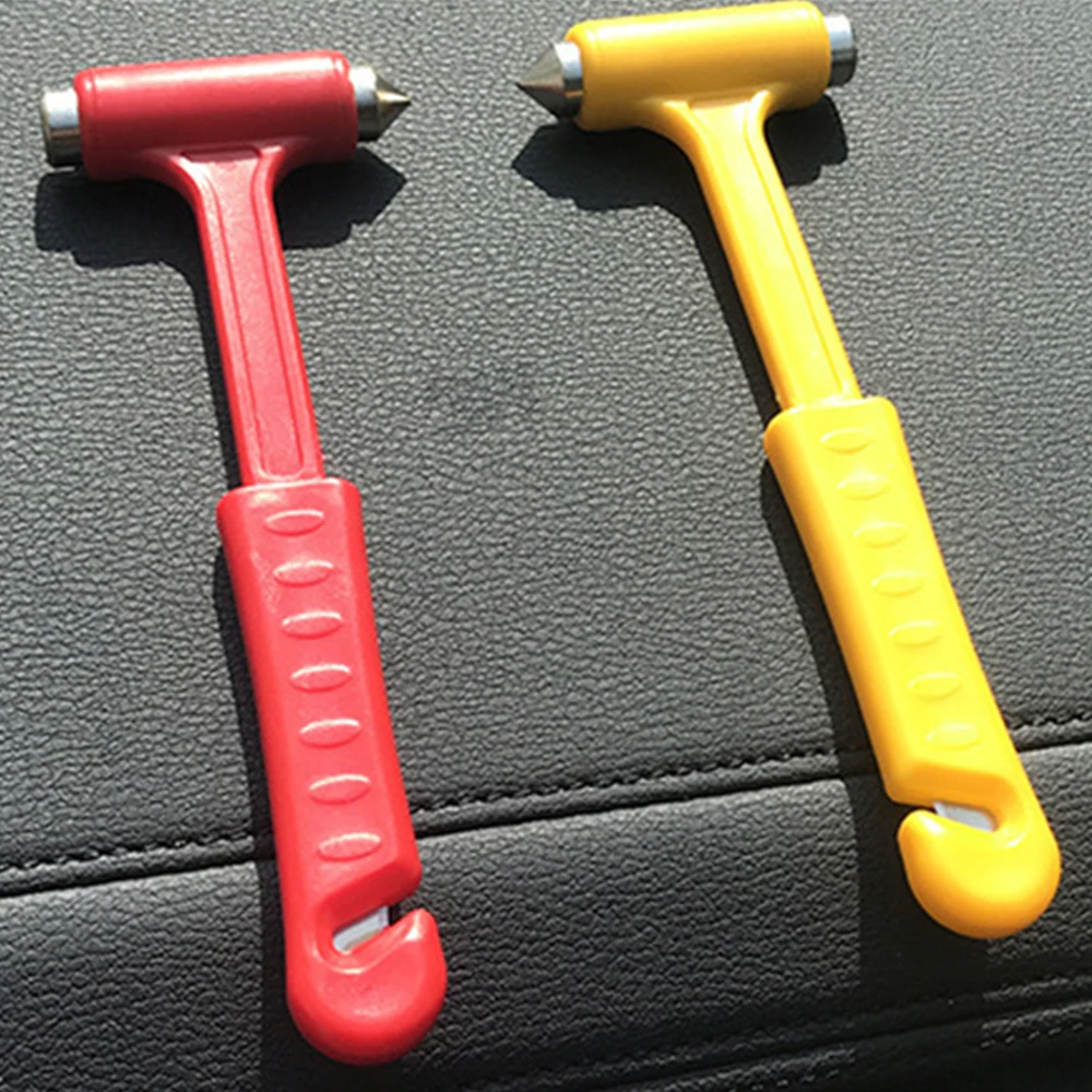 Car Safety Hammer Seat Belt Cutter Window Glass Breaker Car Tool Mini Life Saving Escape Emergency Hammer Dropship