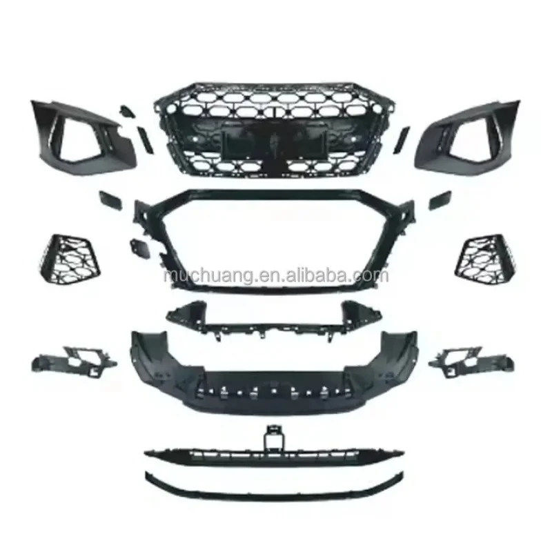 

Modern Design Auto Parts Sedn A3 RS3 Style Body Kit Upgrade Front Bumper Front Lip Rear Diffuser Grille PP Material