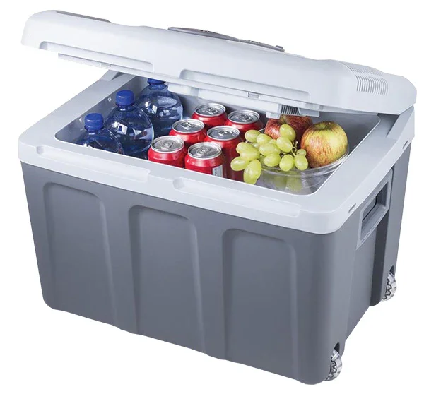 45L AC/DC Auto 12v Mini Car Fridge Portable Refrigerator For Truck SUV Rv