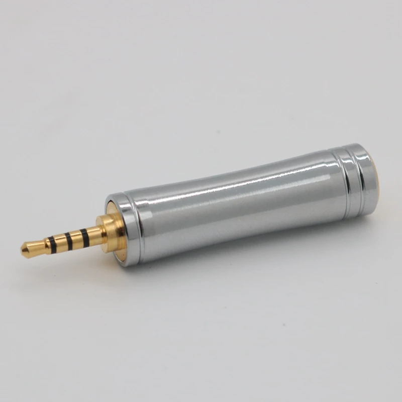 XINHS ไม่มีสาย,โลหะสแตนเลสสตีลเชลล์,ปลั๊กชุบทอง2.5 4.4หญิง3.5ชาย,2.5ชาย