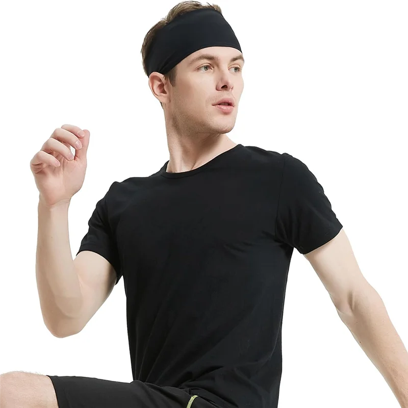 

ELOS-Running Headbands For Men 6 Pack, Mens Stretchy Headband For Football,Cycling,Basketball,Yoga