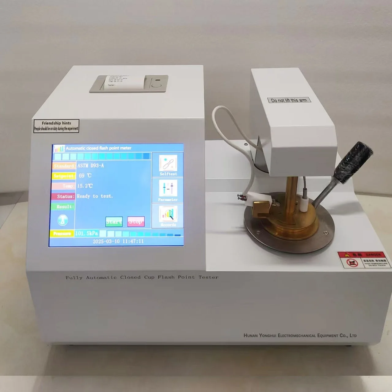 Pensky-Martens Closed Cup Flash Point Tester for Transformer Oil Petroleum