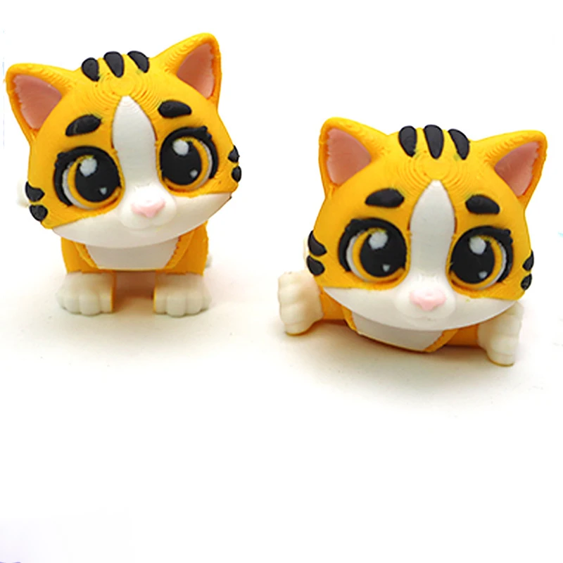 Nowa figurka tygrysa do druku 3D, rękodzieło, ozdoby, wielozłącza, ruchoma, do dekoracji pokoju, prezent dla dzieci, akcesoria domowe, zabawki dla dzieci.