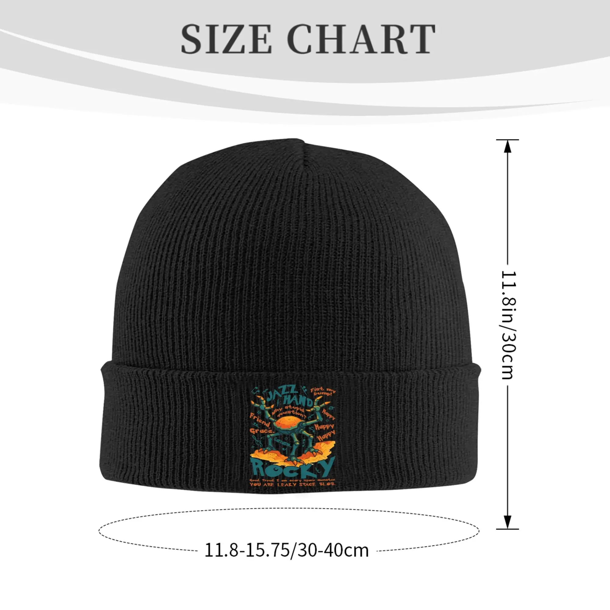 Jazz Hand Rockys Amaze Project Hail Mary Hats Autumn Winter Skullies Beanies Warm  Cap Female Male Acrylic Skullcap
