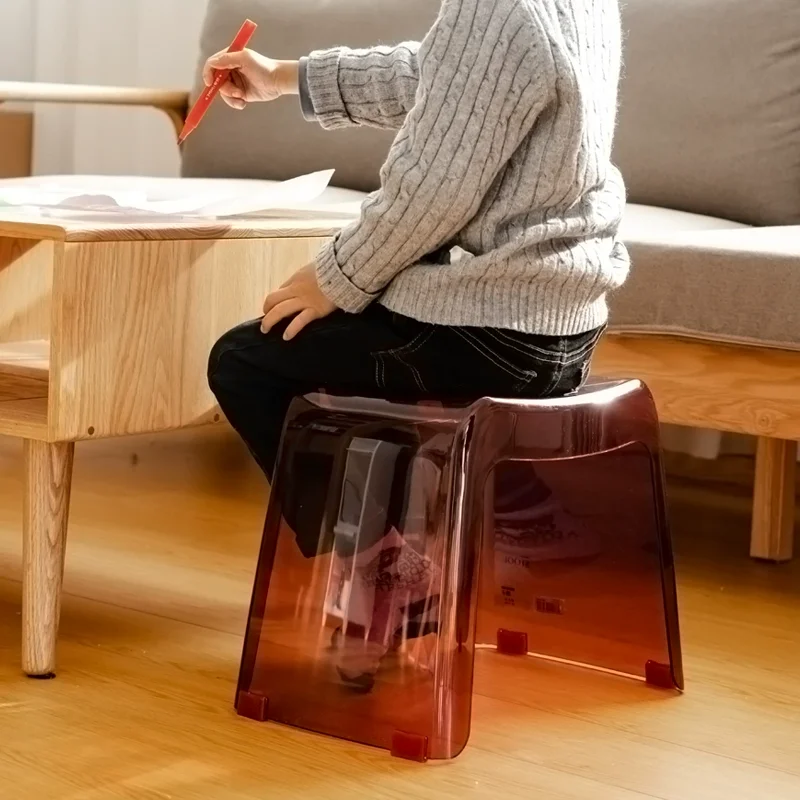 

Bathroom Stool Non-Slip Shower Stool Plastic Household Bath Small Stool