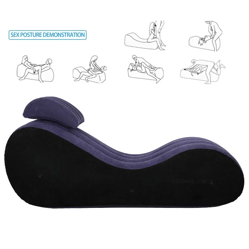 

Toughage Inflatable Sex Bed Sofa Chair Love Position Pillow Auxiliary Cushion Wedge Erotic Furniture Couples Adult Toy Shop