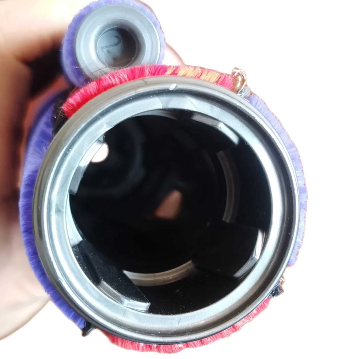 Aspirador original escova de pilha macia, Dyson V6 V7 V8 V10 V11 Substituição escova de piso, escova rolante, 1 par